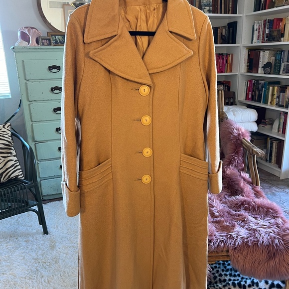 Vintage 40s Womens Wool Coat - Picture 2 of 13